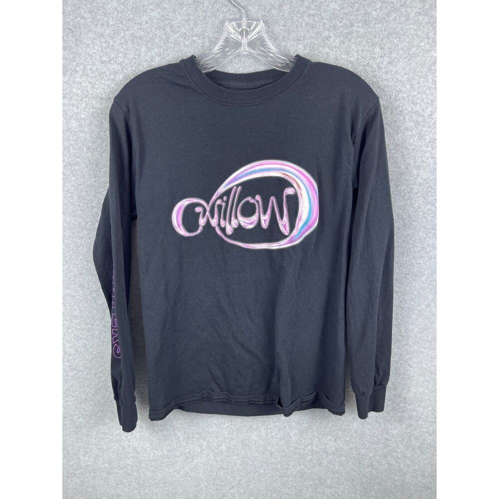 Willow‎ 2019 Tour Shirt Size S Black Long Sleeve Tee Music Band Pop Rock